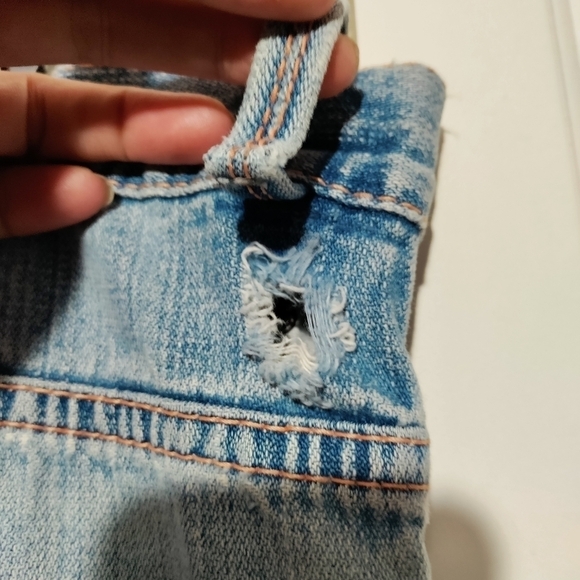 X2 Denim Laboratory #M42 boot cut destructed & distressed jeans mens size 36/34 - Picture 9 of 15